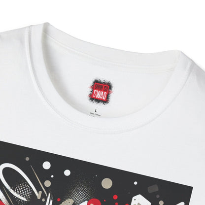 Street Art Unisex Soft Style T-Shirt, Casual Crew Neck Graffiti Graphic Tee, Creative Gift for Art Lovers with Urban Artistic Print | CA - Ohhh So Swag