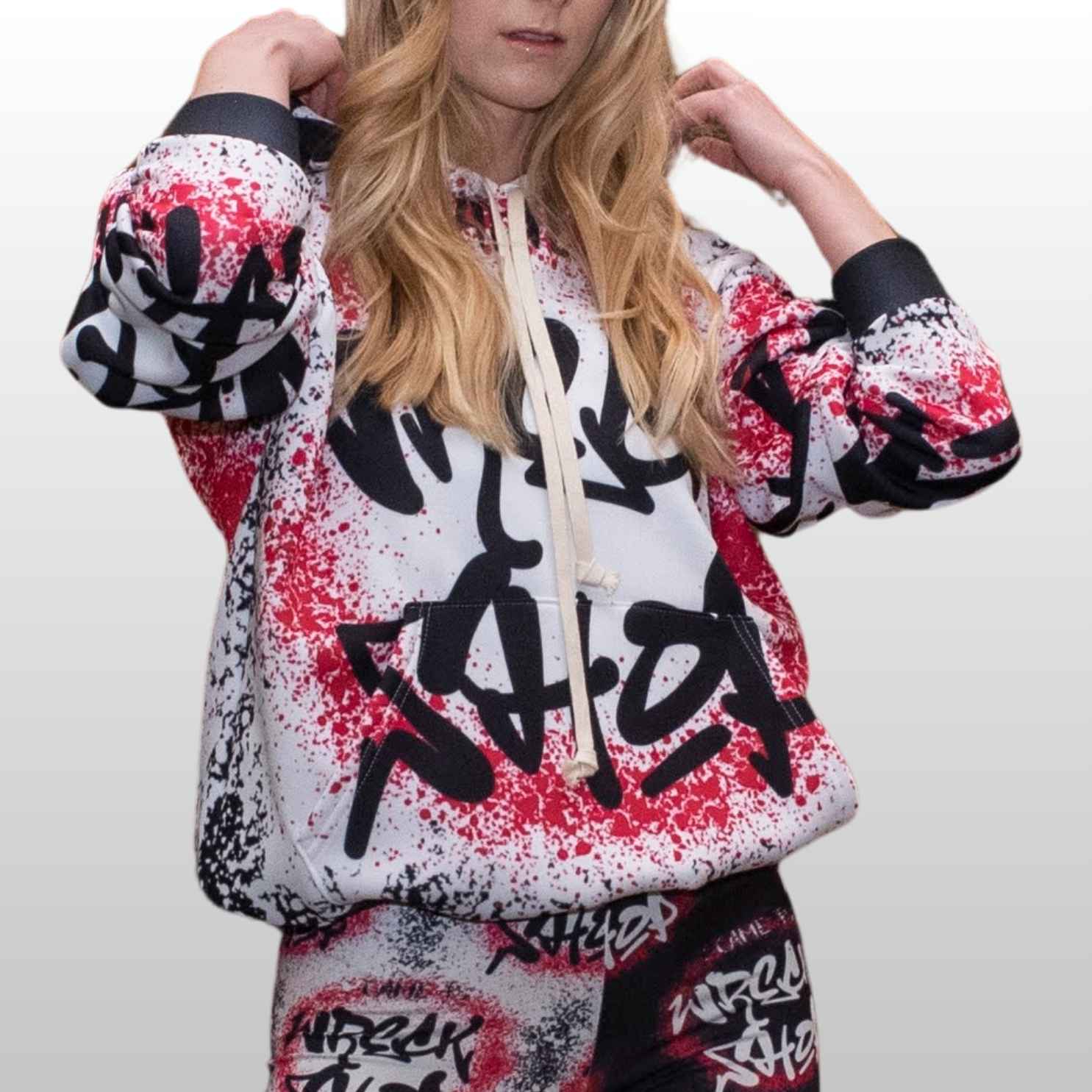 Streetwear Graphic Hoodie, Black Remix – I Came to Wreck Shop | US - Ohhh So Swag