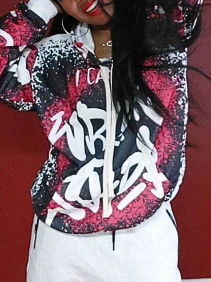 Streetwear Graphic Hoodie, White Remix – I Came to Wreck Shop | US - Ohhh So Swag