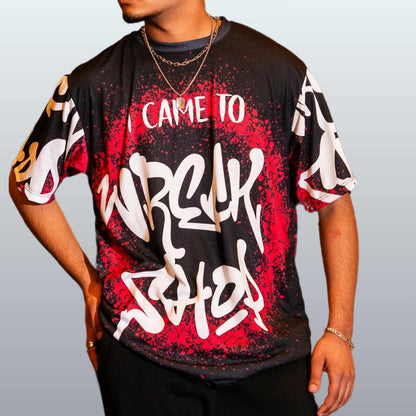 Streetwear Graphic Shirt, Black – I Came to Wreck Shop | US - Ohhh So Swag