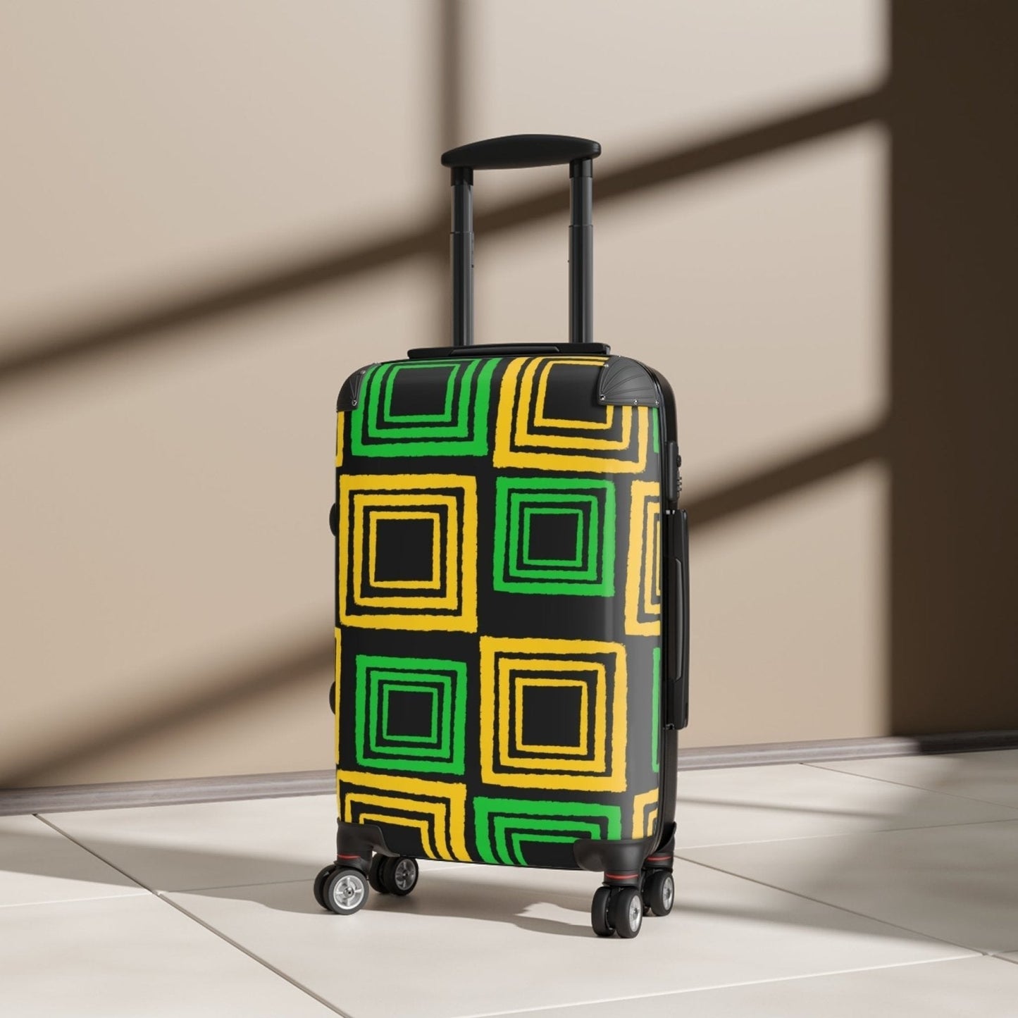 Suitcase, Jamaica Colors, Various Sizes – J.A. Squared | US - Ohhh So Swag