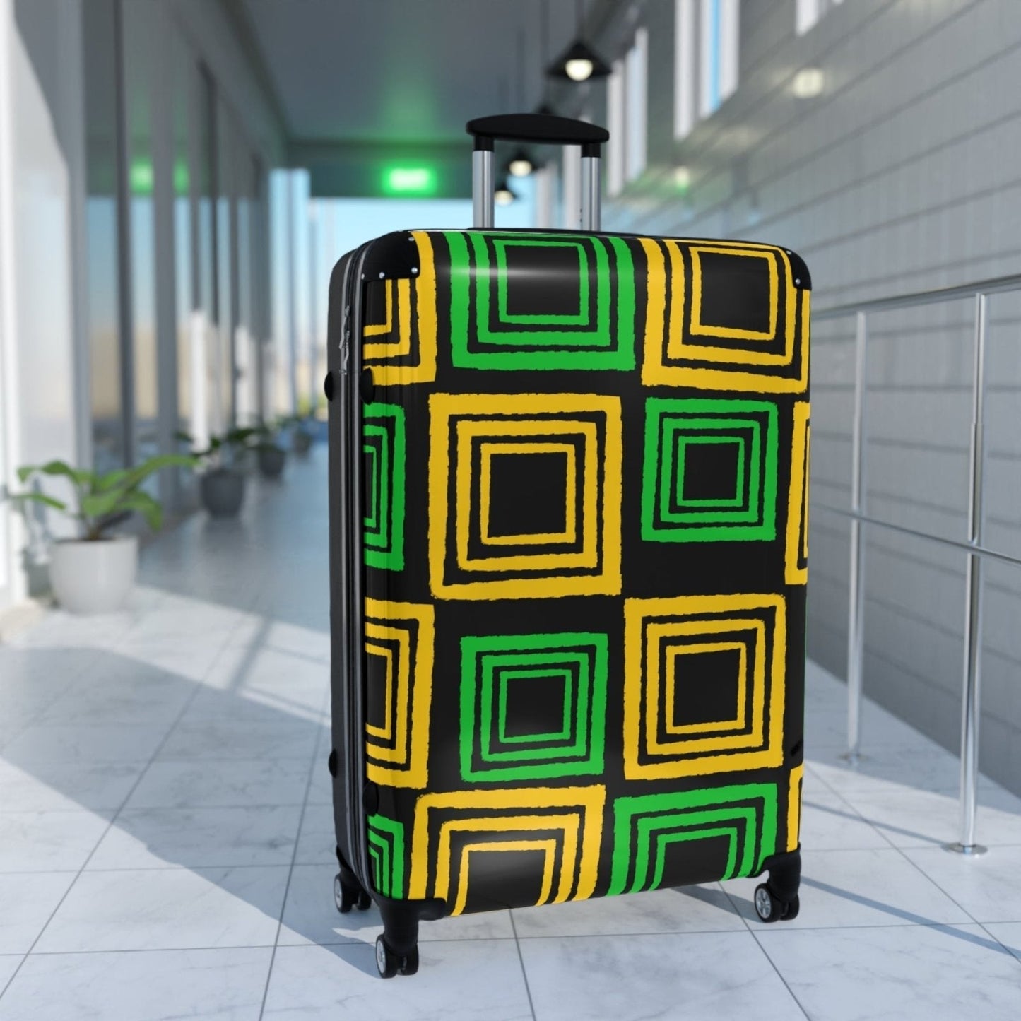 Suitcase, Jamaica Colors, Various Sizes – J.A. Squared | US - Ohhh So Swag