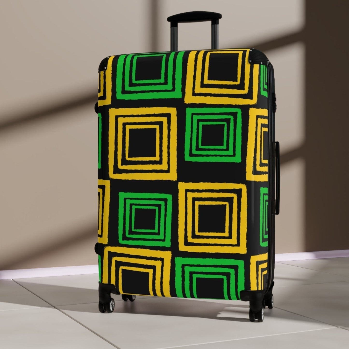 Suitcase, Jamaica Colors, Various Sizes – J.A. Squared | US - Ohhh So Swag