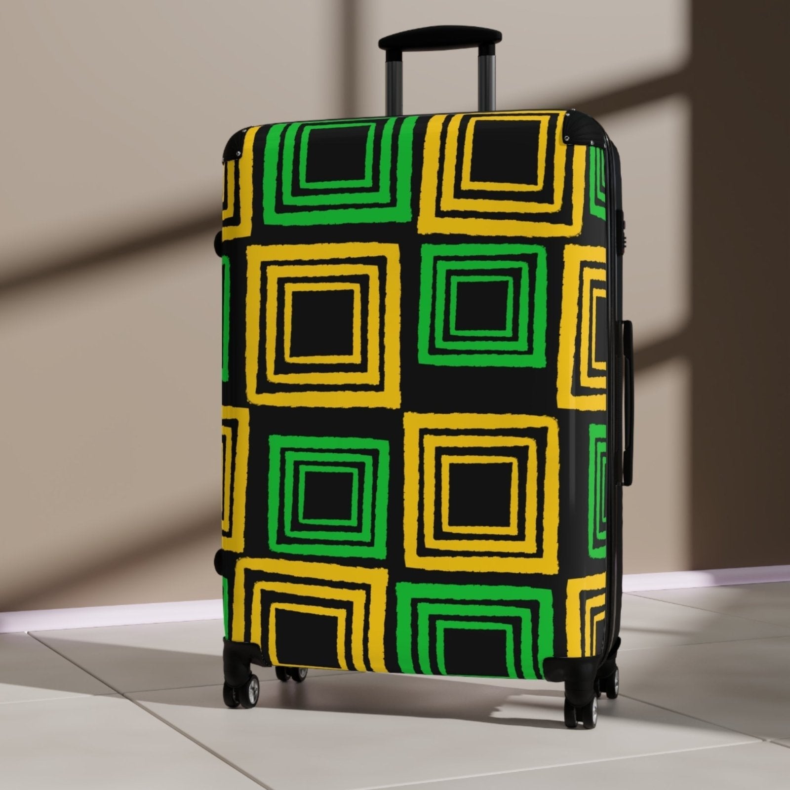 Suitcase, Jamaica Colors, Various Sizes – J.A. Squared | US - Ohhh So Swag
