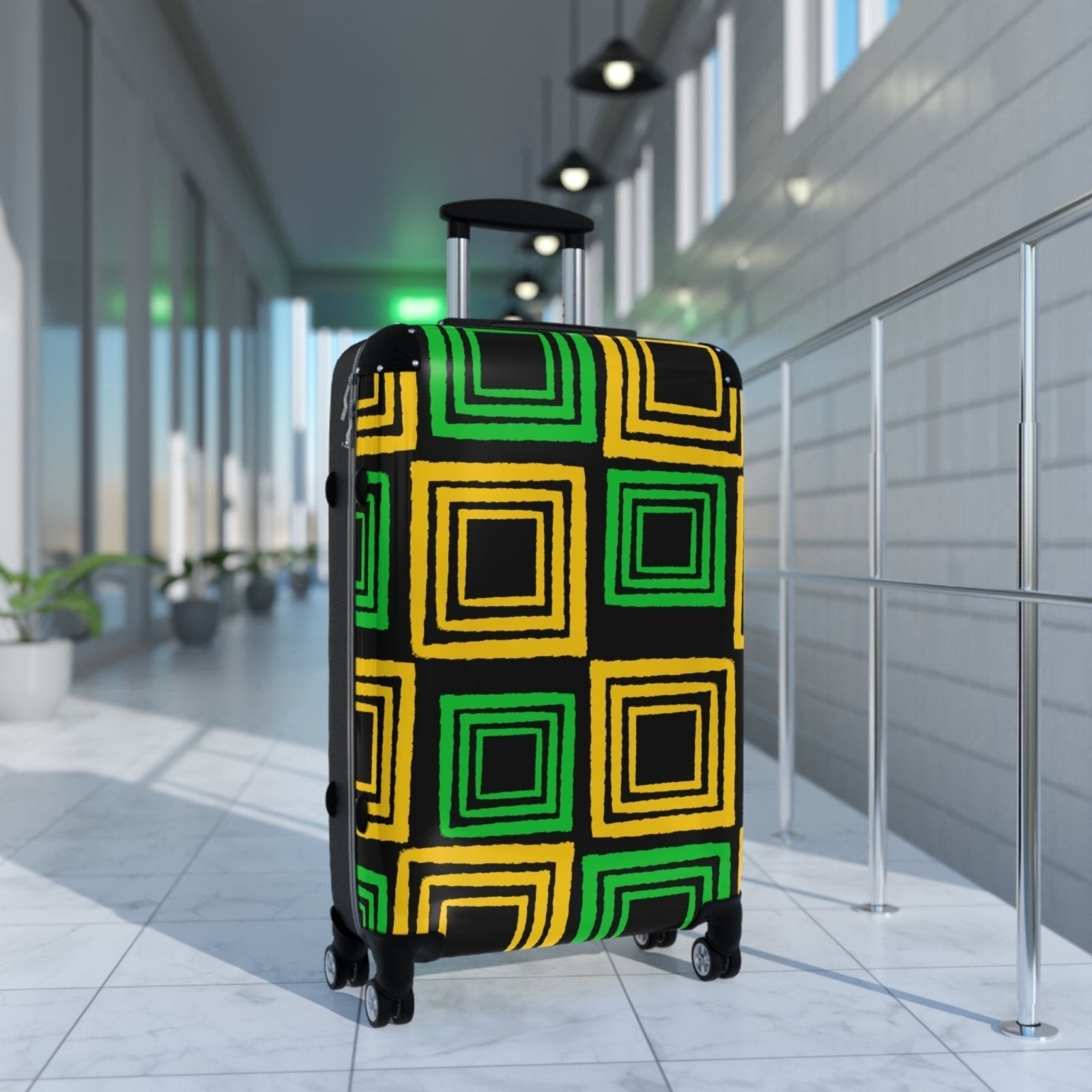 Suitcase, Jamaica Colors, Various Sizes – J.A. Squared | US - Ohhh So Swag