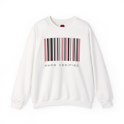 Swag Verified. Sweatshirt, Unisex Barcode Pullover Sweater about Confidence for Men Women, Gift for Him or Her | US - Ohhh So Swag