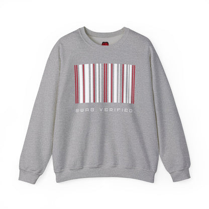 Swag Verified. Sweatshirt, Unisex Barcode Pullover Sweater about Confidence for Men Women, Gift for Him or Her | US - Ohhh So Swag