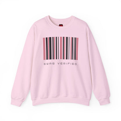 Swag Verified. Sweatshirt, Unisex Barcode Pullover Sweater about Confidence for Men Women, Gift for Him or Her | US - Ohhh So Swag