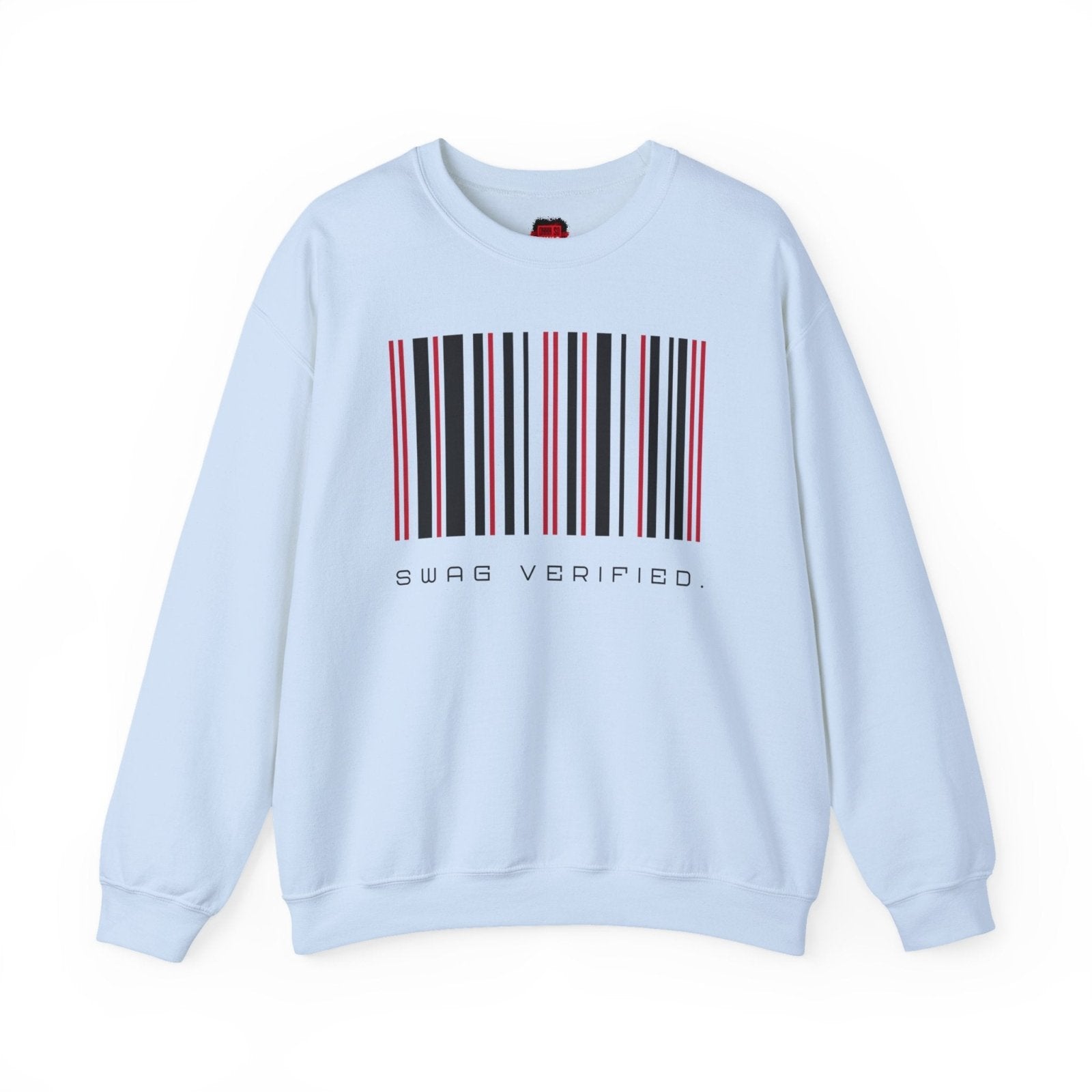 Swag Verified. Sweatshirt, Unisex Barcode Pullover Sweater about Confidence for Men Women, Gift for Him or Her | US - Ohhh So Swag