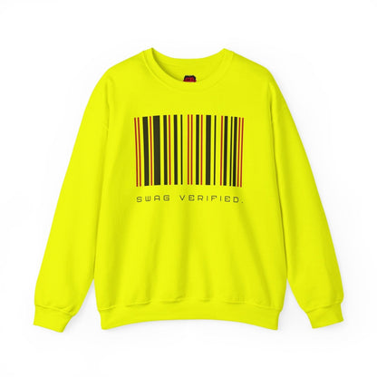 Swag Verified. Sweatshirt, Unisex Barcode Pullover Sweater about Confidence for Men Women, Gift for Him or Her | US - Ohhh So Swag