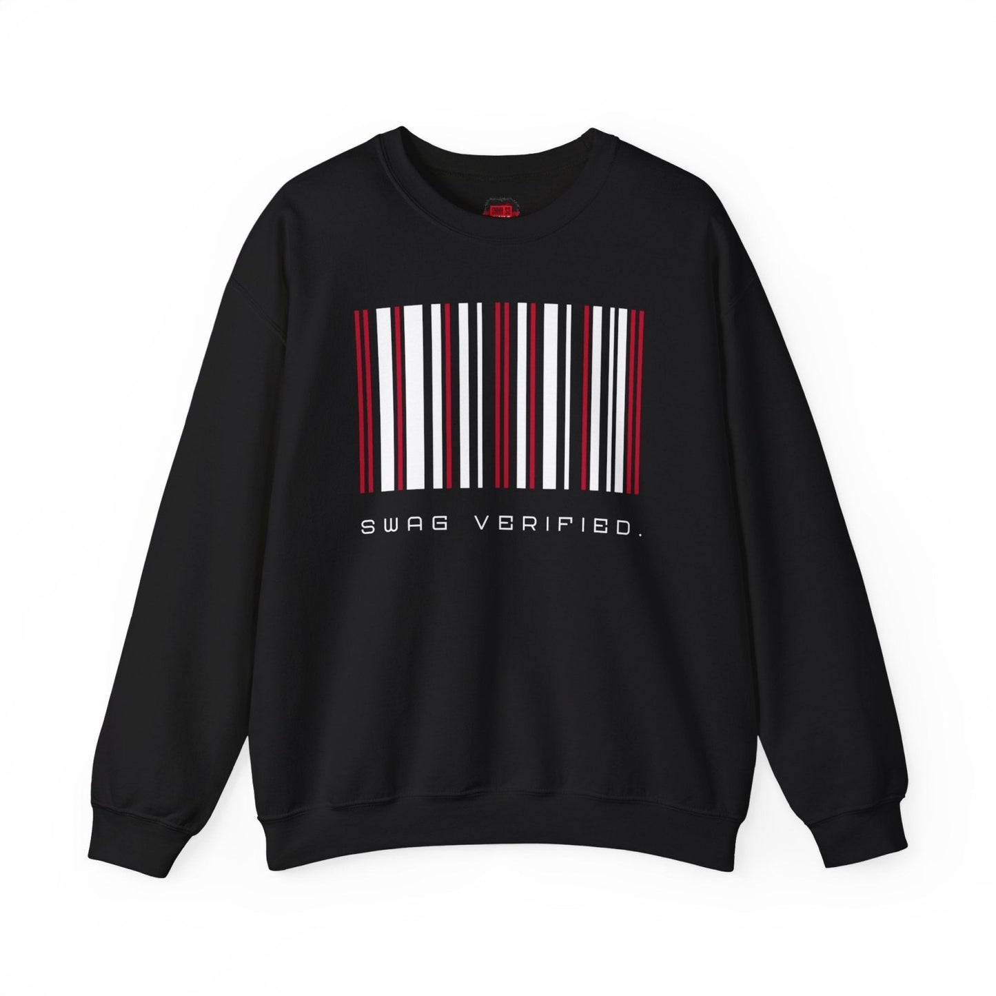 Swag Verified. Sweatshirt, Unisex Barcode Pullover Sweater about Confidence for Men Women, Gift for Him or Her | US - Ohhh So Swag
