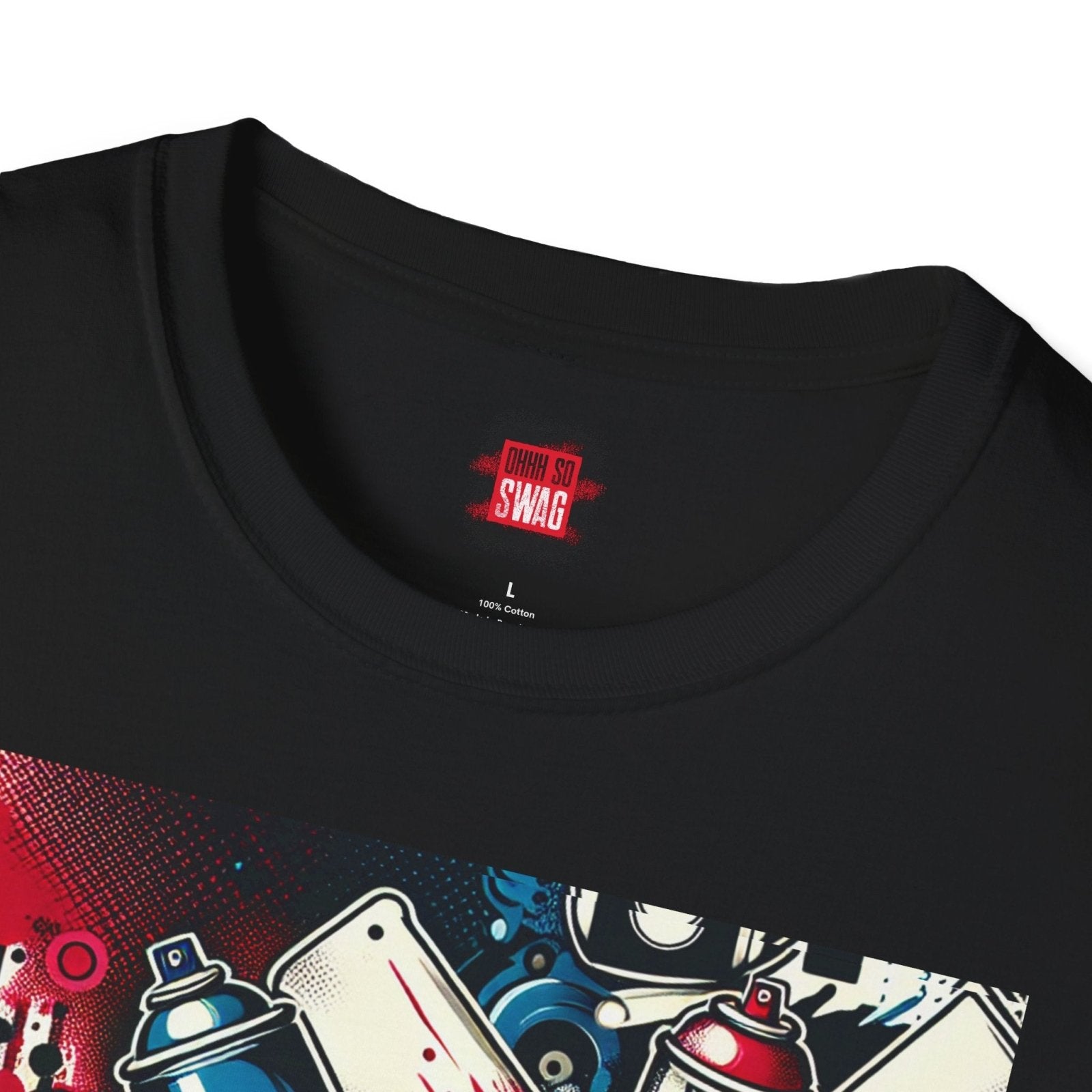 Unisex 90s Nostalgic Vibes Graphic Tee for Music Lover, Casual Hip Hop T-Shirt for Men Women | CA - Ohhh So Swag