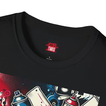 Unisex 90s Nostalgic Vibes Graphic Tee for Music Lover, Casual Hip Hop T-Shirt for Men Women | CA - Ohhh So Swag