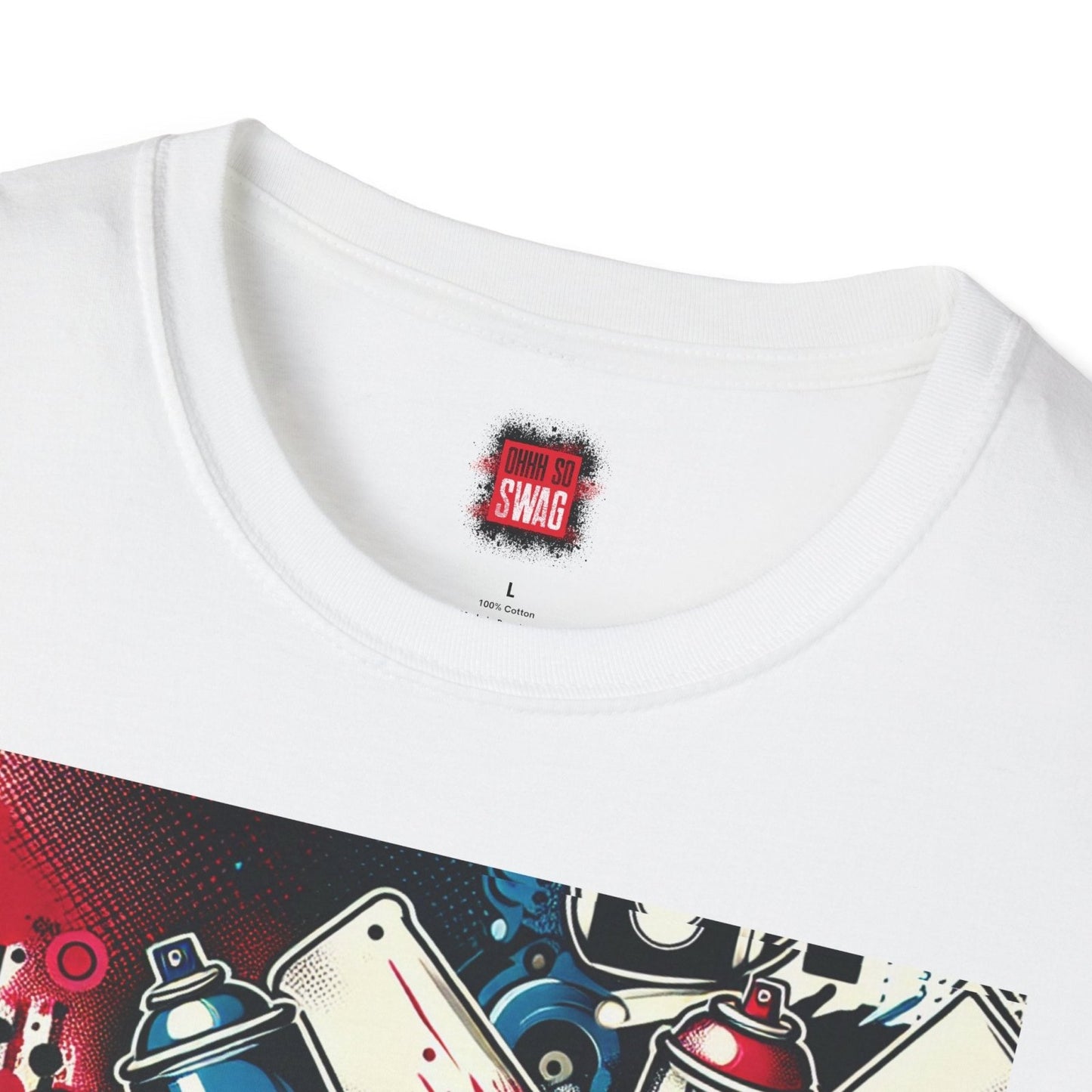 Unisex 90s Nostalgic Vibes Graphic Tee for Music Lover, Casual Hip Hop T-Shirt for Men Women | CA - Ohhh So Swag