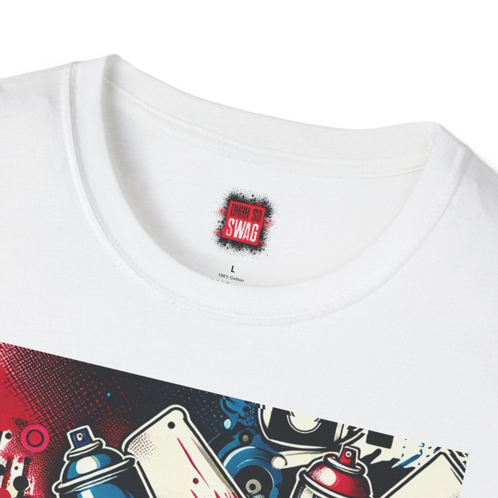 Unisex 90s Nostalgic Vibes Graphic Tee for Music Lover, Casual Hip Hop T-Shirt for Men Women | CA - Ohhh So Swag