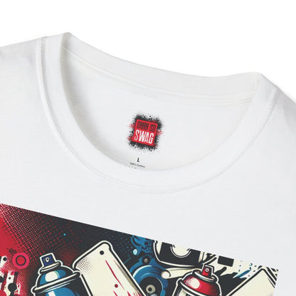 Unisex 90s Nostalgic Vibes Graphic Tee for Music Lover, Casual Hip Hop T-Shirt for Men Women | CA - Ohhh So Swag