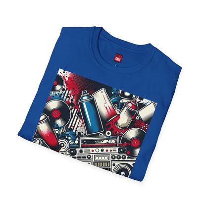 Unisex 90s Nostalgic Vibes Graphic Tee for Music Lover, Casual Hip Hop T-Shirt for Men Women | CA - Ohhh So Swag