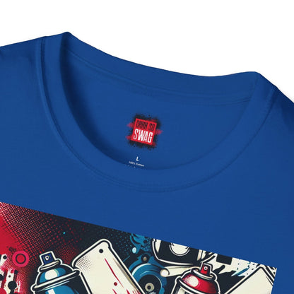 Unisex 90s Nostalgic Vibes Graphic Tee for Music Lover, Casual Hip Hop T-Shirt for Men Women | CA - Ohhh So Swag