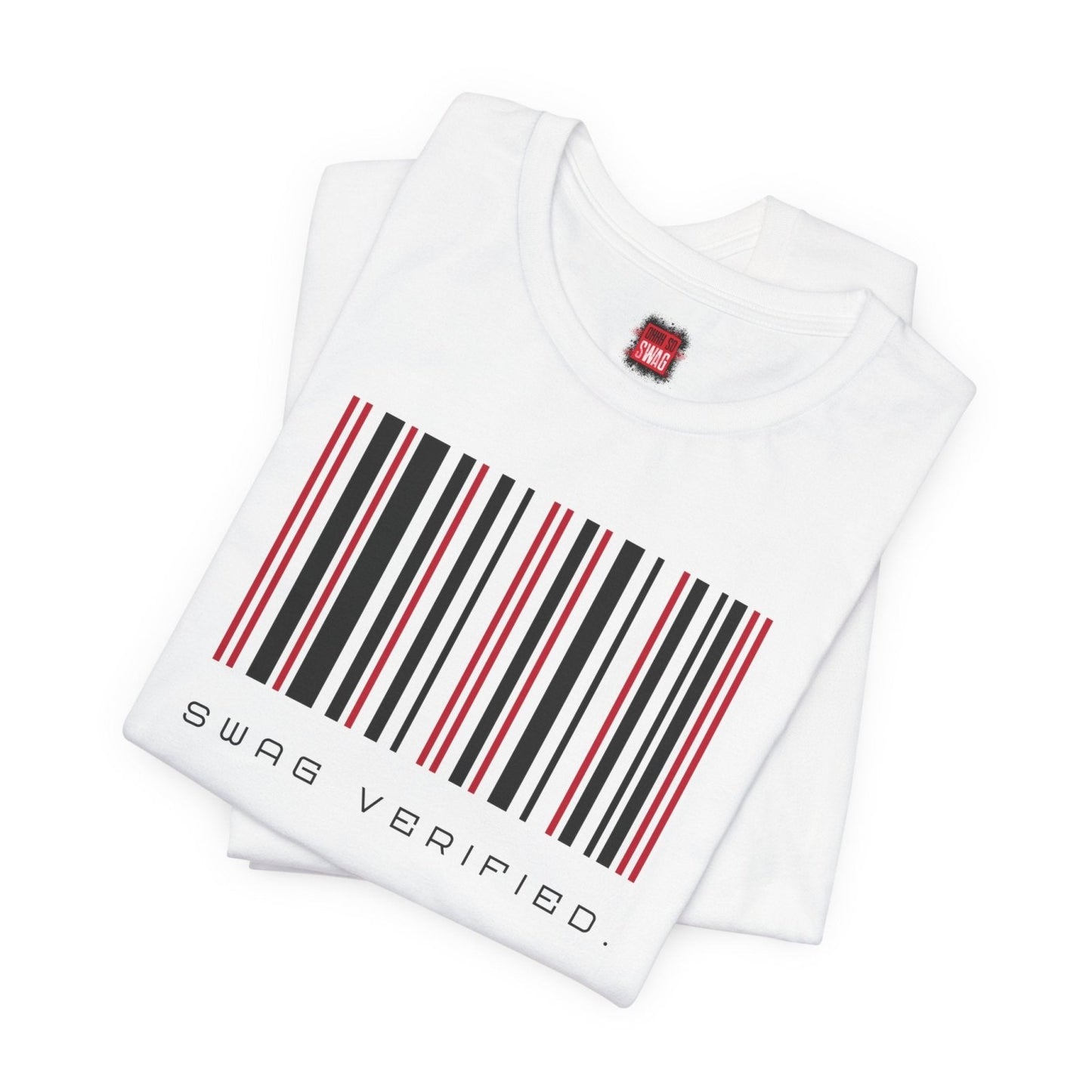 Unisex Classic Short Sleeve Tee - Swag Verified. Barcode | US - Ohhh So Swag