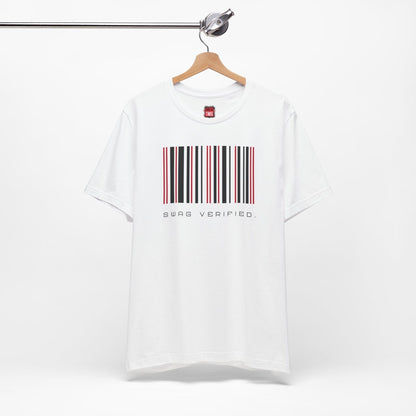 Unisex Classic Short Sleeve Tee - Swag Verified. Barcode | US - Ohhh So Swag