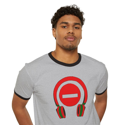 Unisex Cotton Ringer T - Shirt - Do Not Disturb, I'm Vibing. | US - Ohhh So Swag