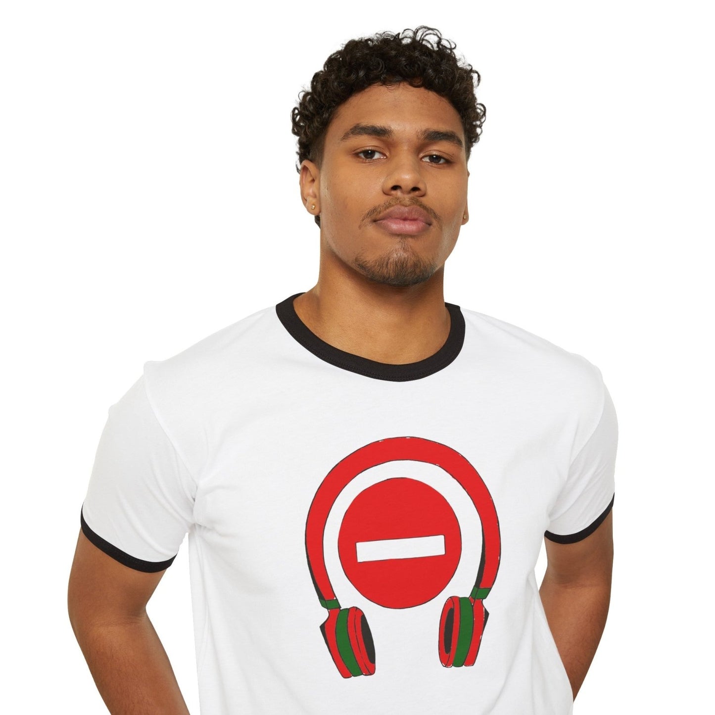 Unisex Cotton Ringer T - Shirt - Do Not Disturb, I'm Vibing. | US - Ohhh So Swag