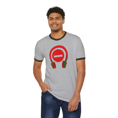 Unisex Cotton Ringer T - Shirt - Do Not Disturb, I'm Vibing. | US - Ohhh So Swag