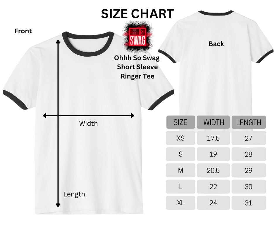 Unisex Cotton Ringer T - Shirt - Swag Verified. Barcode | US - Ohhh So Swag