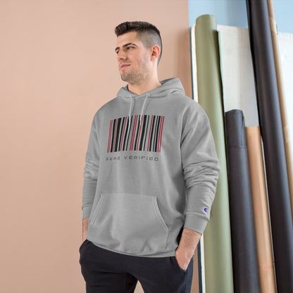 Unisex Graphic Champion Hoodie - Swag Verified. Barcode | CA - Ohhh So Swag