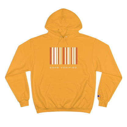 Unisex Graphic Champion Hoodie - Swag Verified. Barcode | US - Ohhh So Swag