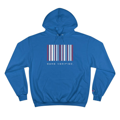 Unisex Graphic Champion Hoodie - Swag Verified. Barcode | US - Ohhh So Swag