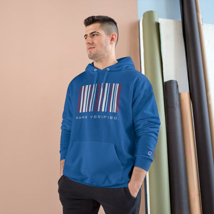 Unisex Graphic Champion Hoodie - Swag Verified. Barcode | US - Ohhh So Swag