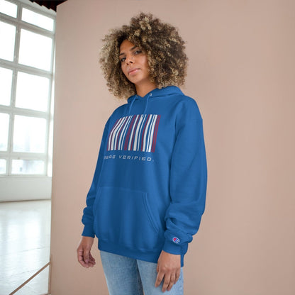 Unisex Graphic Champion Hoodie - Swag Verified. Barcode | US - Ohhh So Swag