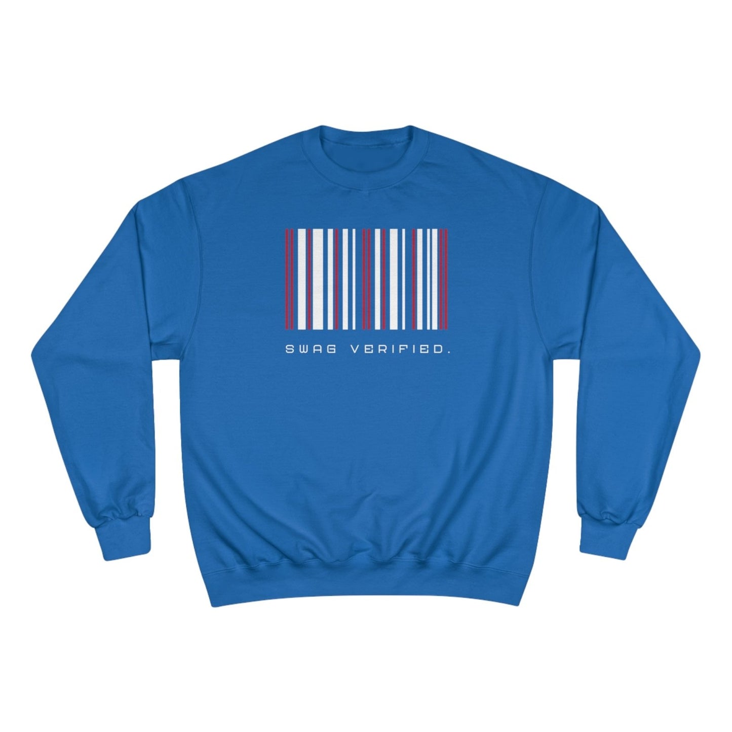 Unisex Graphic Pullover Champion Sweatshirt - Swag Verified. Barcode | US - Ohhh So Swag