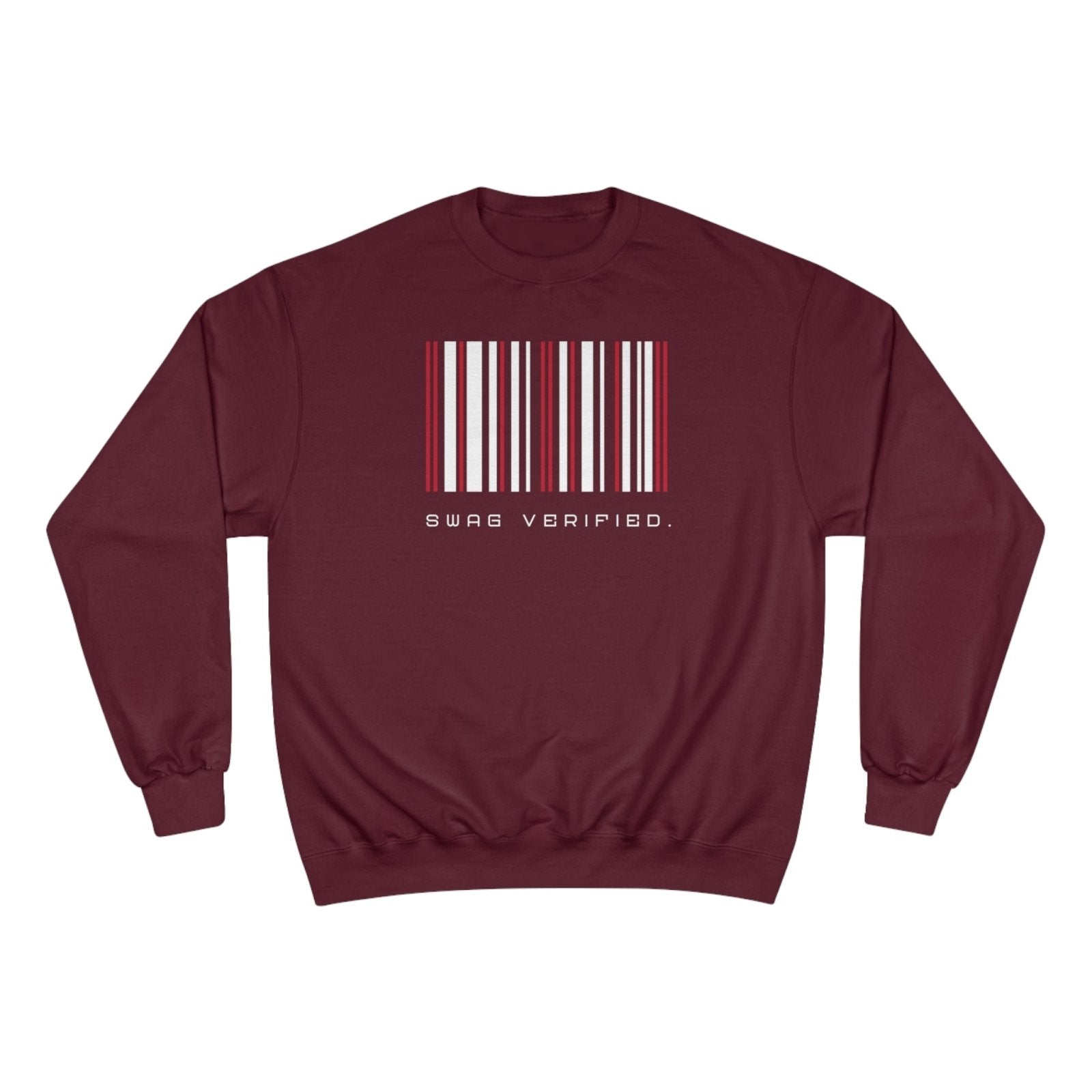 Unisex Graphic Pullover Champion Sweatshirt - Swag Verified. Barcode | US - Ohhh So Swag