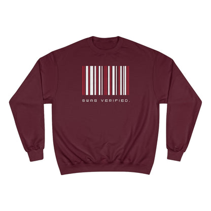 Unisex Graphic Pullover Champion Sweatshirt - Swag Verified. Barcode | US - Ohhh So Swag