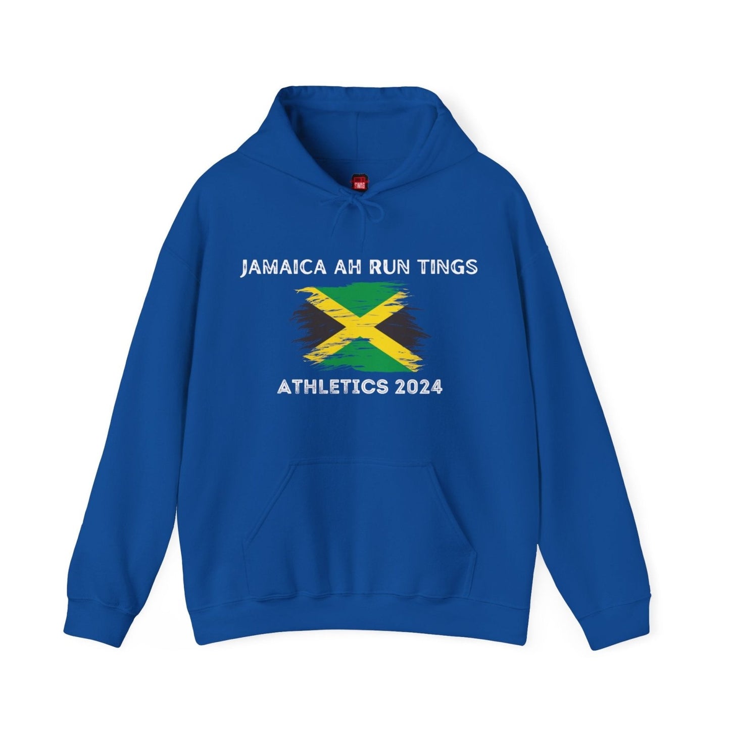 Unisex Hooded Sweatshirt, Jamaica Ah Run Tings - Athletics 2024 | US - Ohhh So Swag