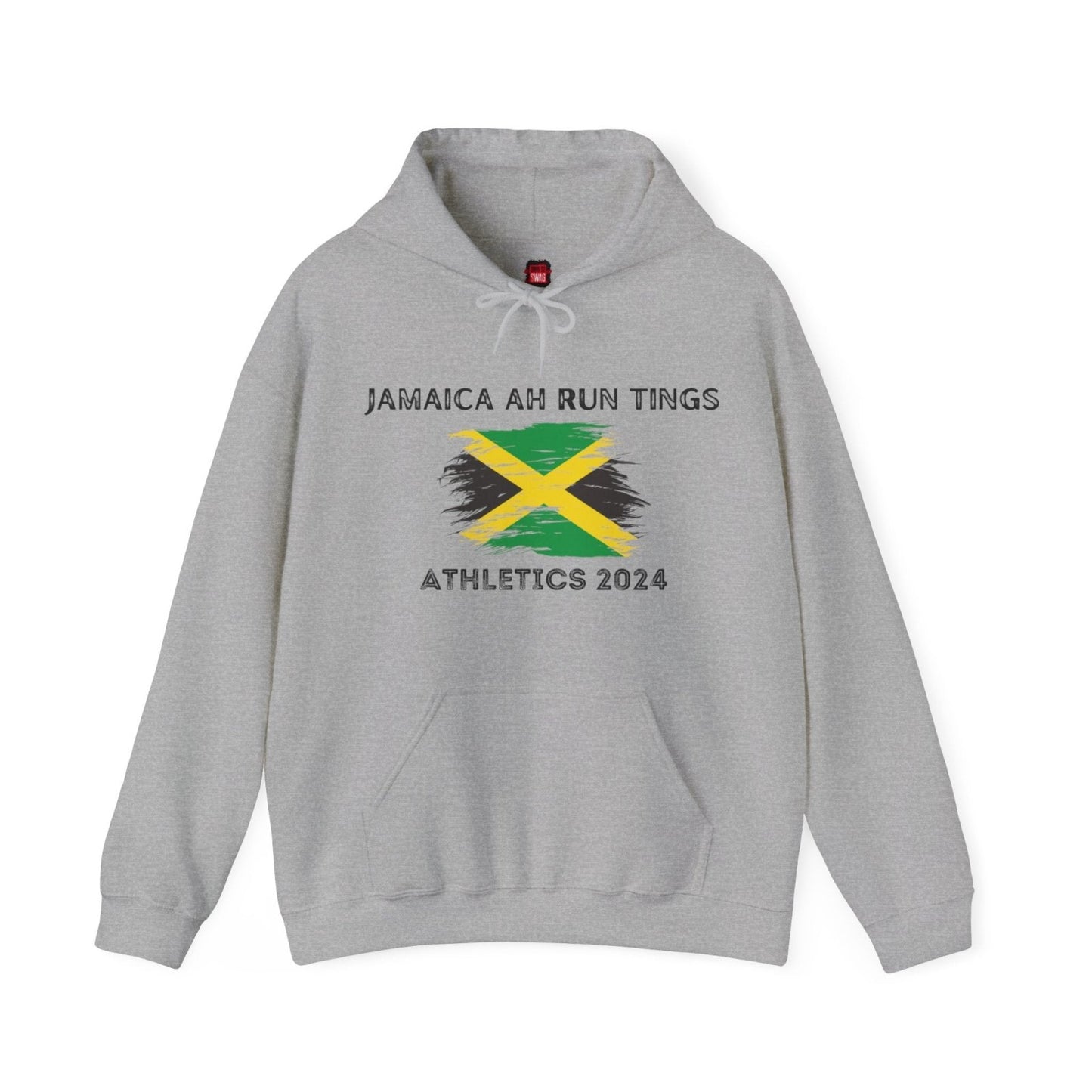 Unisex Hooded Sweatshirt, Jamaica Ah Run Tings - Athletics 2024 | US - Ohhh So Swag