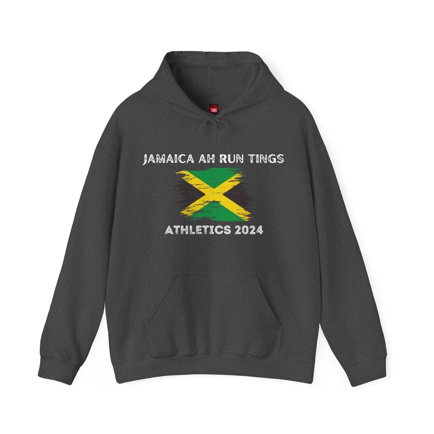 Unisex Hooded Sweatshirt, Jamaica Ah Run Tings - Athletics 2024 | US - Ohhh So Swag