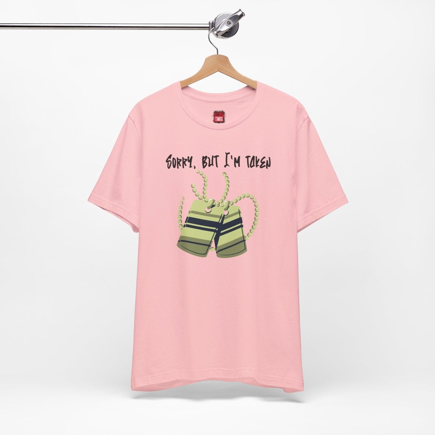 Unisex Jersey Short Sleeve Classic Tee – Sorry, But I'm Taken | CA - Ohhh So Swag