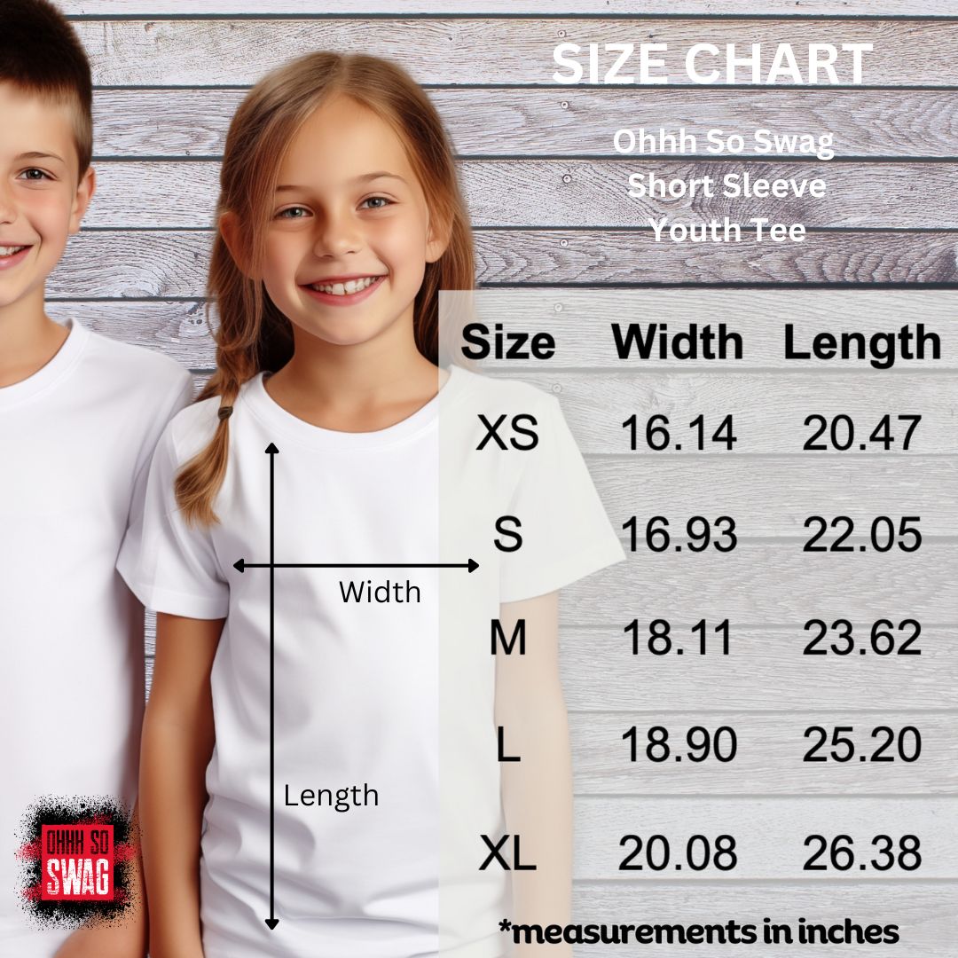 Unisex Kids Short Sleeve Tee - Swag Verified. Barcode | US - Ohhh So Swag