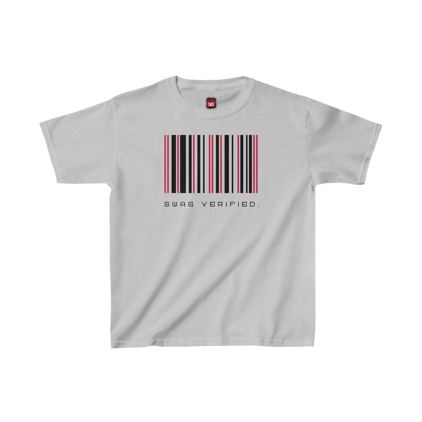 Unisex Kids Short Sleeve Tee - Swag Verified. Barcode | US - Ohhh So Swag