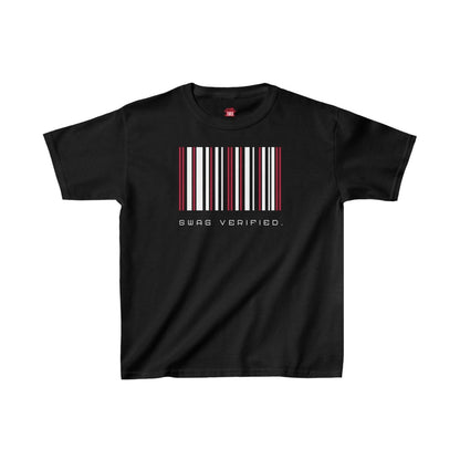 Unisex Kids Short Sleeve Tee - Swag Verified. Barcode | US - Ohhh So Swag