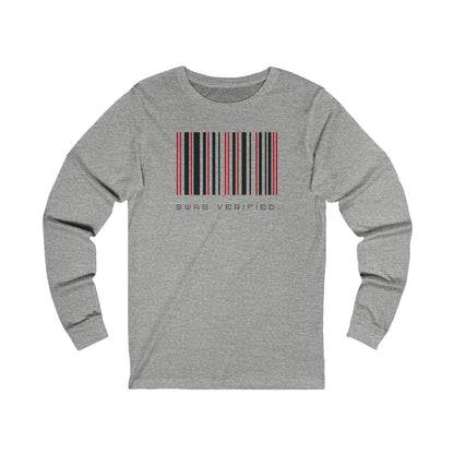 Unisex Long Sleeve Tee - Swag Verified. Barcode | CA - Ohhh So Swag