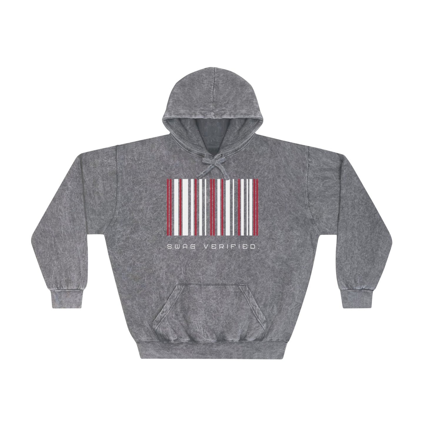 Unisex Mineral Wash Hoodie - Swag Verified. Barcode | US - Ohhh So Swag