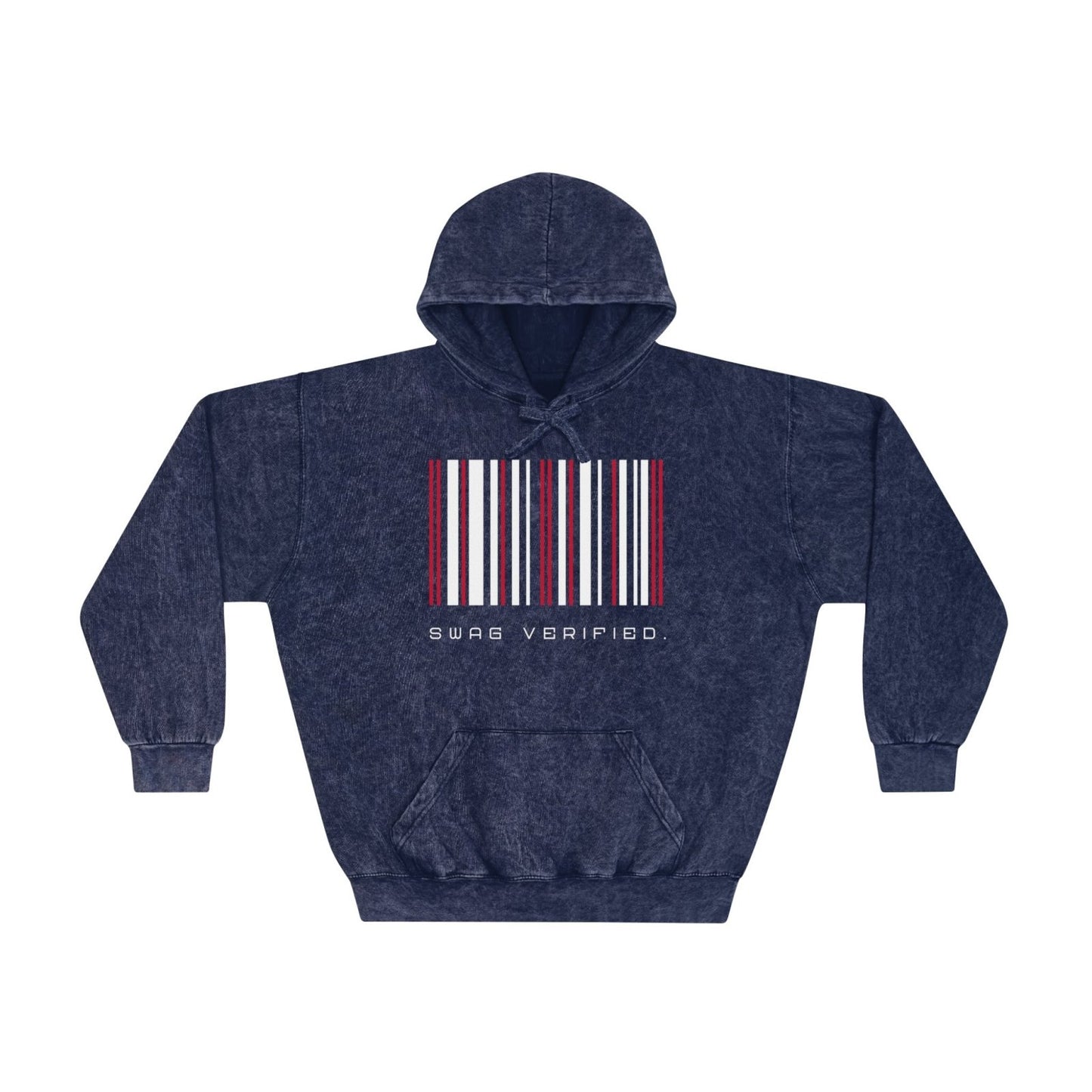 Unisex Mineral Wash Hoodie - Swag Verified. Barcode | US - Ohhh So Swag