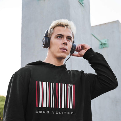 Unisex Premium Pullover Hoodie - Swag Verified. Barcode | US - Ohhh So Swag