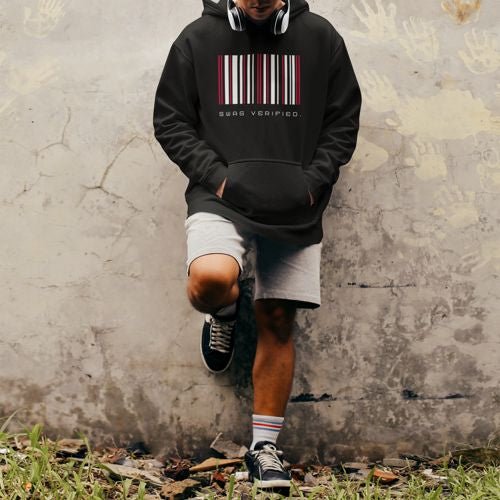 Unisex Premium Pullover Hoodie - Swag Verified. Barcode | US - Ohhh So Swag