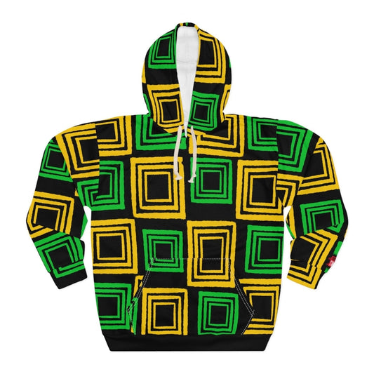 Unisex Pullover Hoodie, Bold Pattern, Jamaica Colors – J.A. Squared | US - Ohhh So Swag