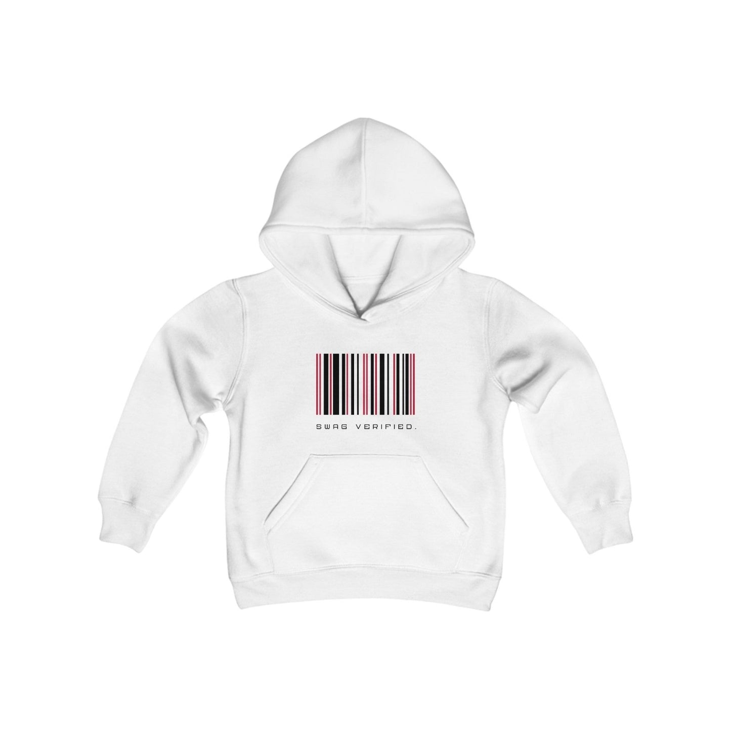 Unisex Youth Hooded Sweatshirt - Swag Verified. Barcode | CA - Ohhh So Swag